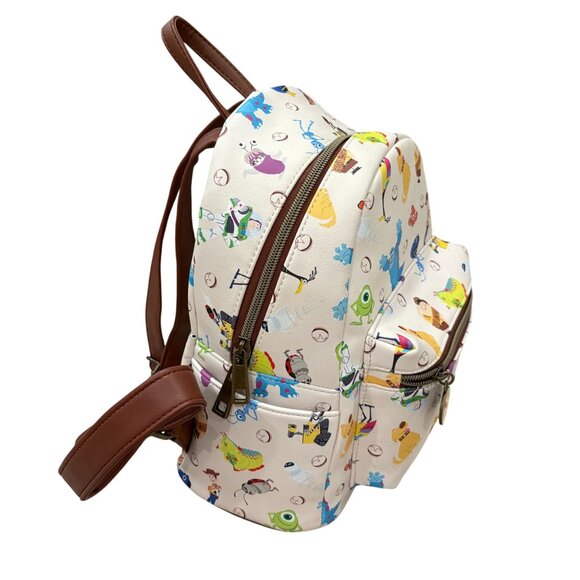 Disney Pixar 25th Anniversary Mini Backpack & Cardholder Set Faux Leather Toy St main image 5